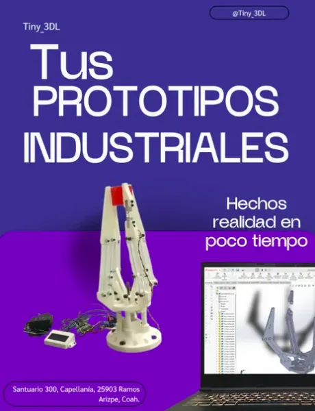 Modelo 3D fabricado por Tiny 3DL